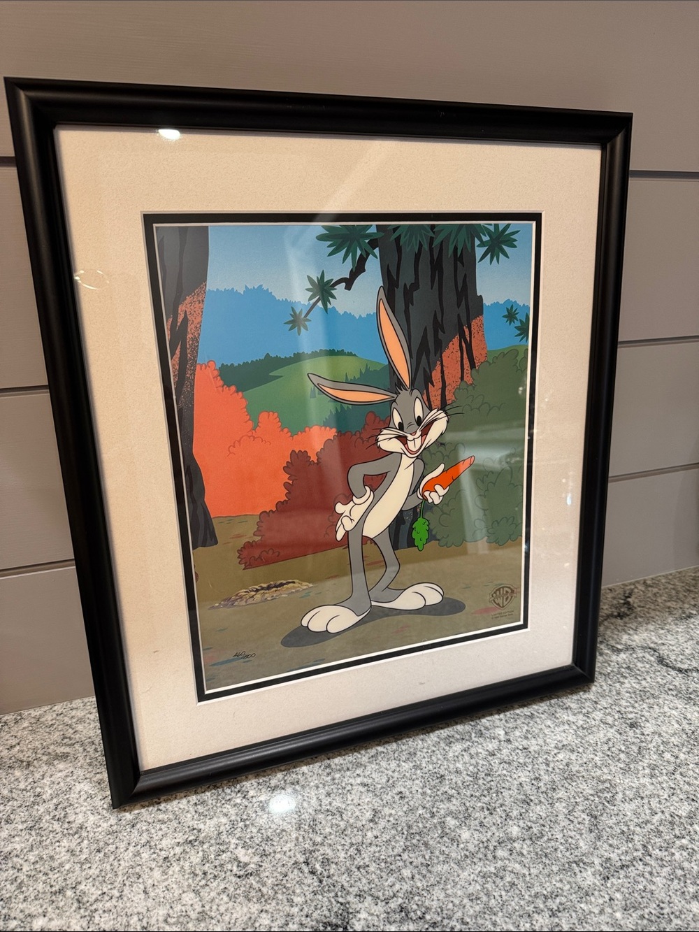 Warner Bros. Bugs Bunny Art Print - Gray, Orange, Green, Blue